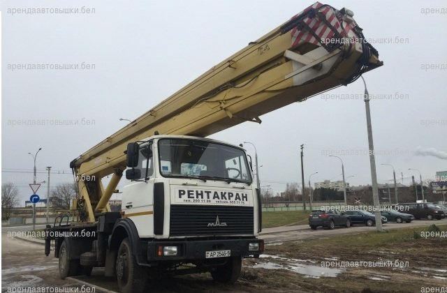 Аренда автовышки 22 метра в Минске и Беларуси